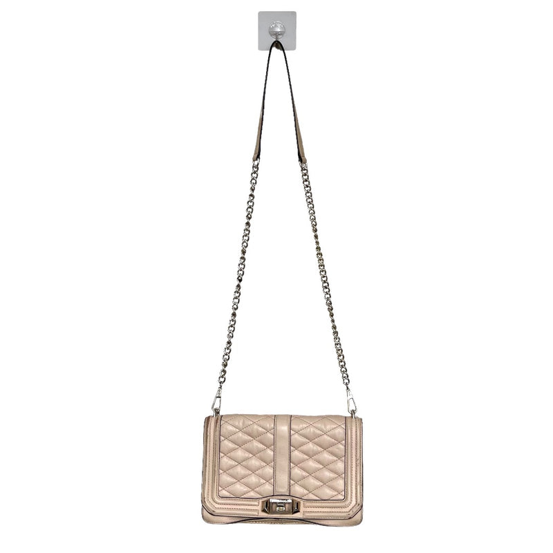 Rebecca Minkoff Tan Quilted leather bag as-is