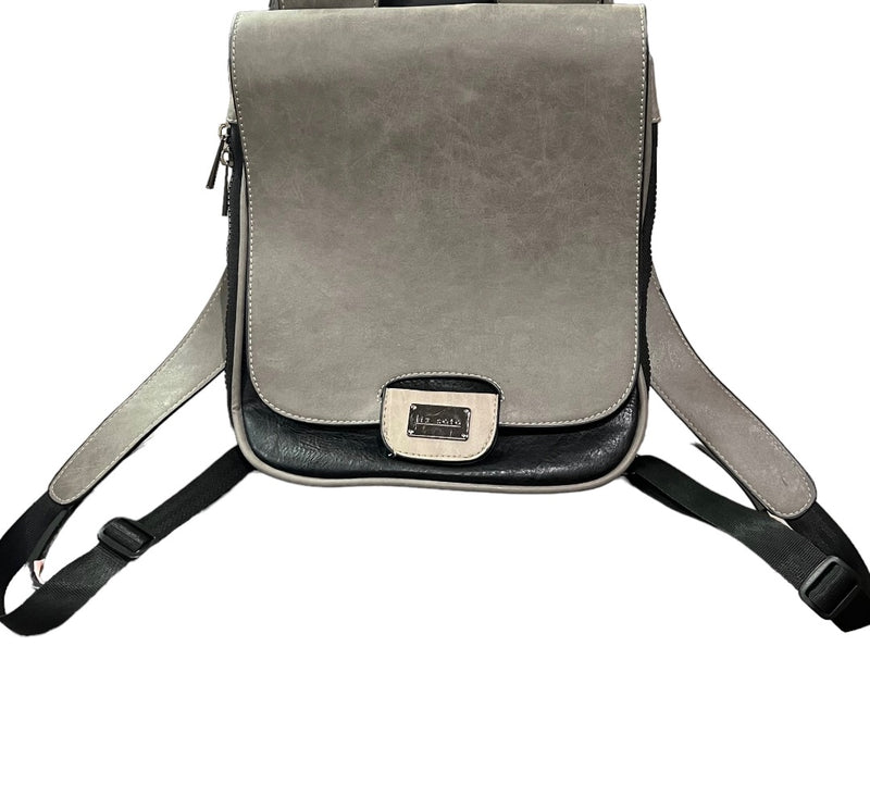 Liz Soto Gray Vegan leather backpack