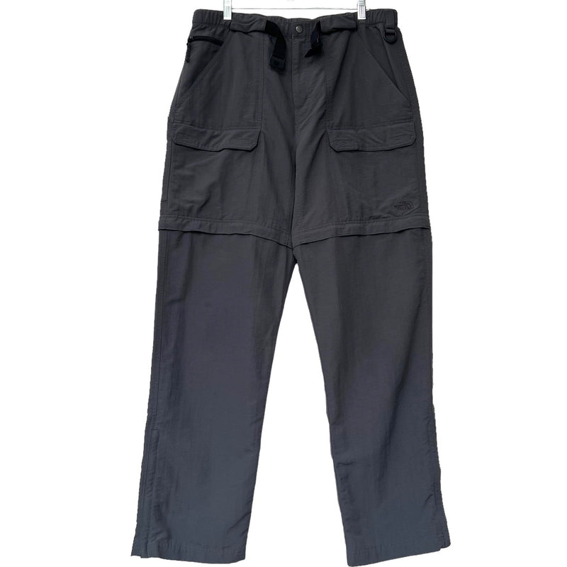 North Face Gray Convertible pants L