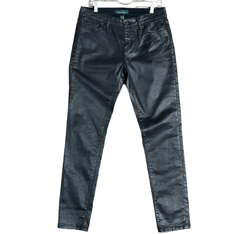 Ralph Lauren Black Coated jeans 10