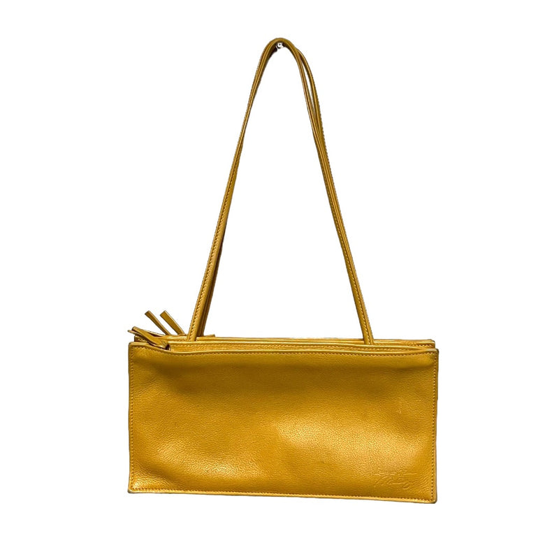 Yellow Leather shoulder bag
