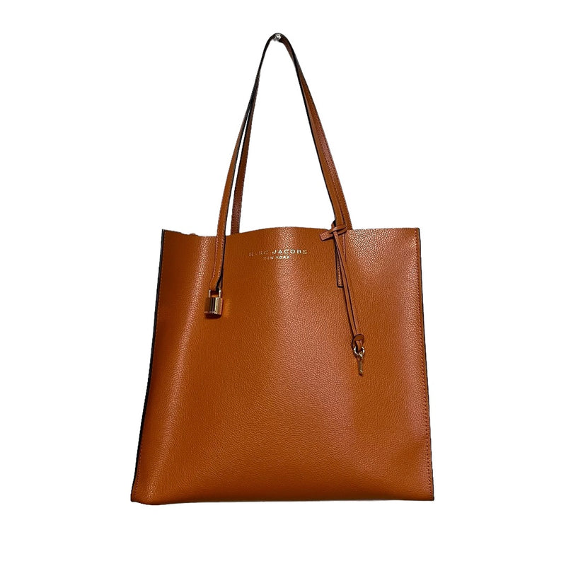 Marc Jacobs Brown Leather Tote Large